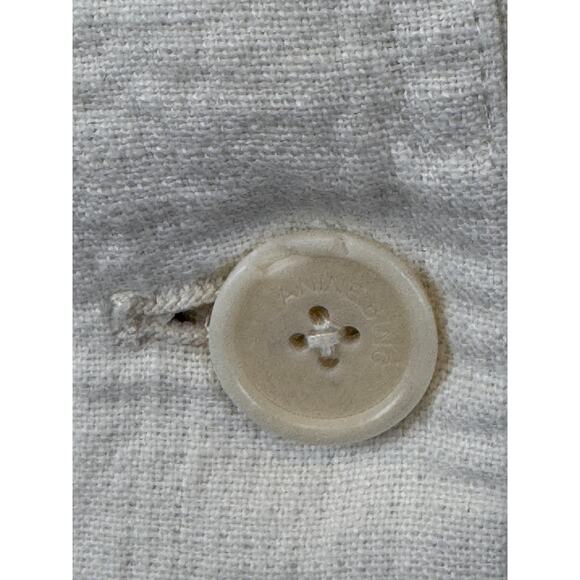 ANINE BING X RTR Women's Eggshell Quinn Oversized Linen Blazer Size XS - Picture 7 of 11